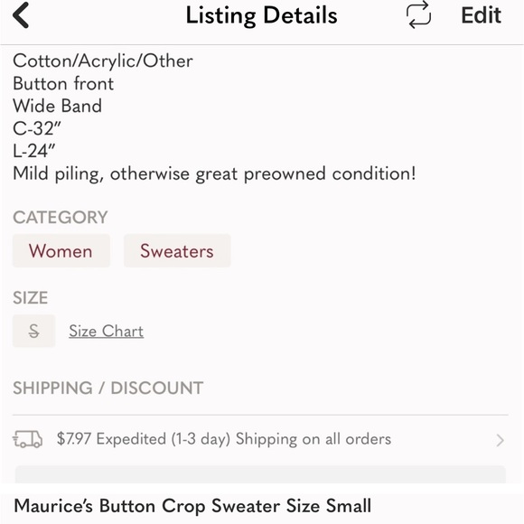 Long Sleeve Top - Picture 9 of 9